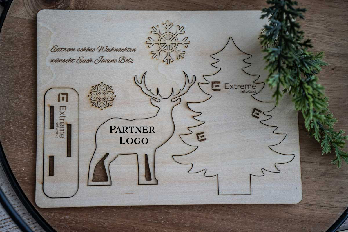 Weihnachtskarte "Elch" – Bild 2
